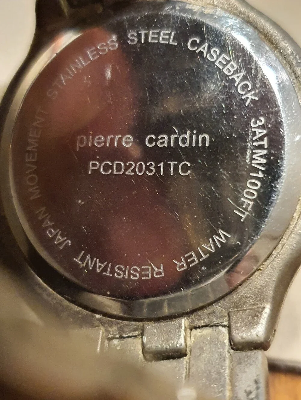10/$20 Pierre Cardin Silver/Goldtone Diamond Stainless Steel Men's Watch